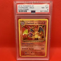 2016 Pokemon XY Evolutions Charizard Holo 11/108 | PSA 8 - Image 1