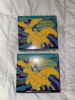 Acending Hero’s Elite Trainer Booster Box - Pokemon - New and Sealed Lot of 2 - Image 1
