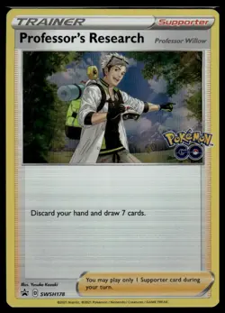 SWSH: Sword & Shield Promo Cards #SWSH178 Professor's Research - Image 1