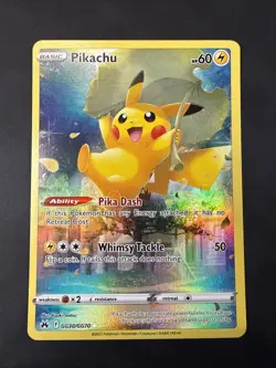 Pikachu GG30/GG70 Crown Zenith Galarian Gallery SWSH Pokemon TCG - Image 1