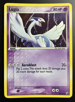Pokemon Lugia 29/115 EX Unseen Forces Cosmos Holo Vintage - Light Played - Image 1