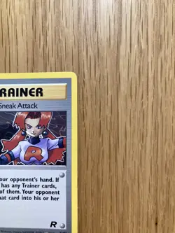 Pokemon TCG Team Rocket Trainer Rocket's Sneak Attack Rare 72/82 Wotc - Image 5
