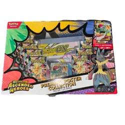 Ascended Heroes Mega Evolution Mega Lucario ex Pokemon Premium Poster Collection - Image 1