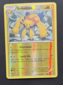 Pokemon Black and White #46/114 Galvantula Reverse Holo Rare - Image 1