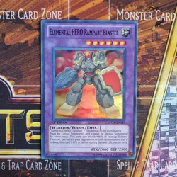 1x Elemental Hero Rampart Blaster - Super Rare - LCGX-EN047 - 1st Ed - LP - Image 1