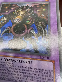 Yugioh Thousand-Eyes Restrict Pharaoh's Servant Original Print MP/HP (damage) - Image 2
