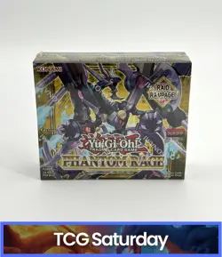 2020 YU-GI-OH! PHANTOM RAGE 1ST EDITION BOOSTER BOX SEALED - Image 1