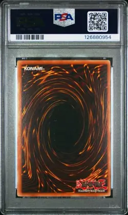 Lava Golem *PSA 9* Secret Rare HOLO BLEED *PGD-107* Pharaonic Guardian * 2003 - Image 2