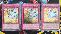 3x Breakthrough Skill CBLZ-EN078 Cosmo Blazer Ultimate Rare NM - Image 1