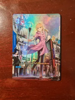 A Show of Resolve GD01-100 U+ (Alt Art) Gundam Card Game Newtype Rising - Image 1
