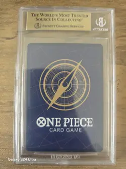 One Piece Dracule Mihawk OP14-119 The Azure Sea's Seven Manga Alt Art BGS 10. - Image 2