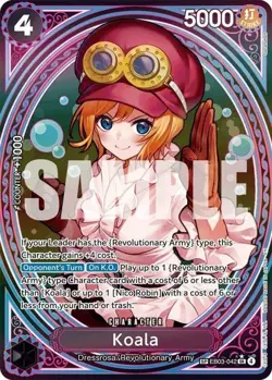 One Piece Koala (SP) - EB03-042 - SR - Foil, Near Mint Extra Booster: One Piece - Image 1