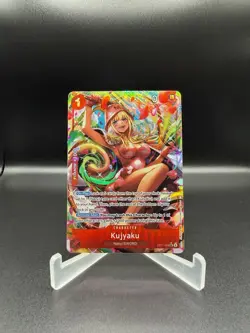 2025 One Piece KUJYAKU #OP11-004 A Fist of Divine Speed Borderless Alt Art ENG - Image 1