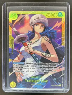 2026 One Piece Heroines Edition Trafalgar Law Secret Rare #EB03-062 - Image 1