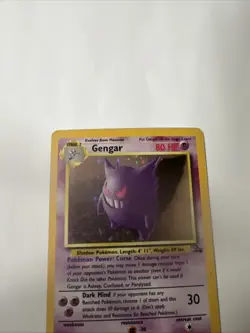 Pokemon TCG Gengar Fossil Holo Card 5/62 Unlimited Rare Vintage 1999 HP - Image 2