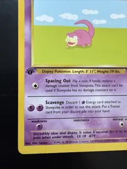 Pokemon TCG Slowpoke Fossil, 1st Edition, Regular Card 55/62 - Image 5