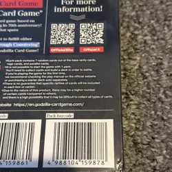 Godzilla Card Game Godzilla vs Godzilla Booster Box with 12 packs first edition - Image 5