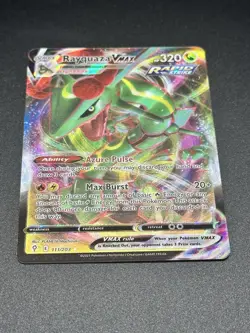 Pokemon TCG Rayquaza VMAX Holo Ultra Rare Card Evolving Skies 111/203 - Image 2