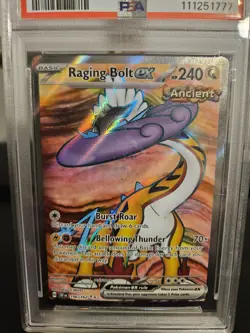 Raging Bolt EX Ultra Rare PSA 10 Temporal Forces 196/162 Pokemon Cards - Image 2