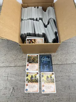 A Game Of Thrones AGOT CCG 4 Lb Bulk Card Lot Fantasy Flight Games Cards Box - Image 1