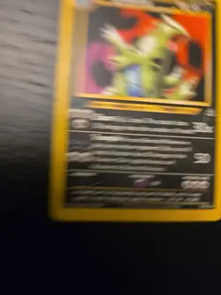 Pokemon TCG Tyranitar Neo Discovery 31 1st Edition Rare Card Damaged - Image 3