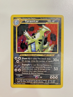 Tyranitar 12/75 Neo Discovery Holo HP/DMG - Pokemon Card - Image 1