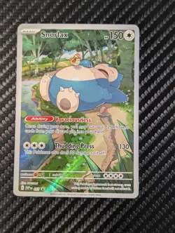 Pokemon Card Snorlax SVP 051 Scarlet Violet 151 ETB Promo - Image 1