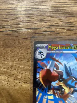 Mega Lucario ex 179/132 ME01 Mega Evolution Full Art Pokemon Card - Image 2