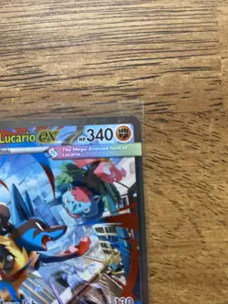 Mega Lucario ex 179/132 ME01 Mega Evolution Full Art Pokemon Card - Image 3
