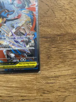 Mega Lucario ex 179/132 ME01 Mega Evolution Full Art Pokemon Card - Image 4