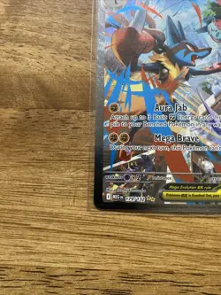 Mega Lucario ex 179/132 ME01 Mega Evolution Full Art Pokemon Card - Image 5