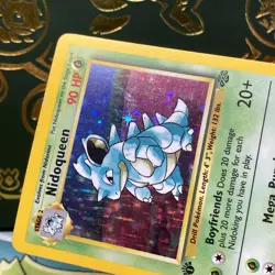 Nidoqueen - 7/64 - Pokemon Jungle 1st Edition Holo Rare Card WOTC LP - Image 3