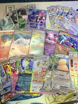 95+ Pokemon Card Lot - EX - V - Full Art - Pokeball/Masterball - ETC - ALL NM - Image 2