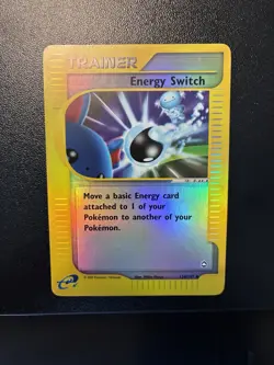 Pokemon Energy Switch 120/147 Aquapolis Reverse Holo Card LP - Image 1