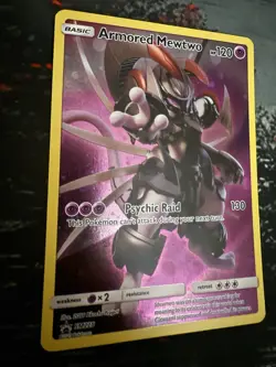 Pokemon TCG Armored Mewtwo Holo Rare Black Star Promo Card SM228 - Image 3