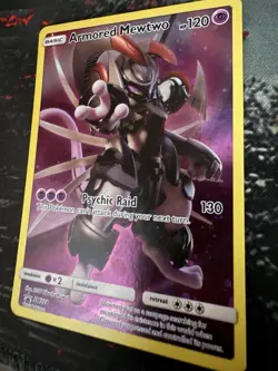 Pokemon TCG Armored Mewtwo Holo Rare Black Star Promo Card SM228 - Image 4