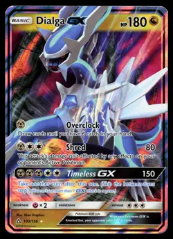 Dialga GX 100/156 Ultra Prism Holo Pokemon Card - Image 1