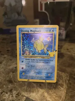 Shining Magikarp Holo Card 66/64 Celebrations Classic Collection MP-LP Condition - Image 1