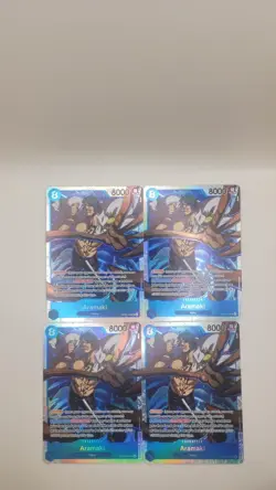 One Piece Card Game Aramaki OP06-043 SR Wings of Captain ENGLISH Playset x4! - Image 1