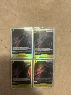 One Piece CCG Gecko Moria 4x Card Playset OP14-104 SR - English - Image 3