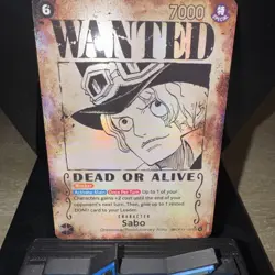 One Piece - Sabo - OP13-120 (SP) (SR) (AA) Wanted Poster Super Rare English - Image 1