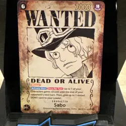 One Piece - Sabo - OP13-120 (SP) (SR) (AA) Wanted Poster Super Rare English - Image 4