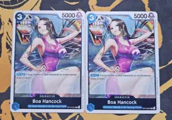 Boa Hancock OP13-051 English R Carrying On His Will One Piece Card Game X2 - Image 1