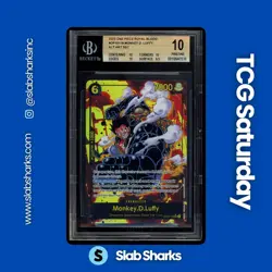 2025 ONE PIECE ROYAL BLOOD OP10 #OP10-118 MONKEY.D.LUFFY ALT ART SEC BGS 10 - Image 1