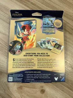 New Disney Lorcana: Fabled Collection Starter Set Glimmer Foil Promo Booster - Image 2