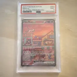 PSA 9 Mew ex 053 Sv: Scarlet & Violet Promo Cards Promo Holo Pokemon - Image 1