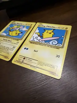 Pokemon Flying Pikachu Surfing Pikachu 2016 110/108 111/108 Card Lot English - Image 3