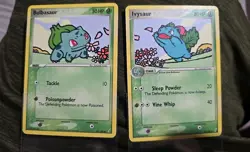 Bulbasaur/ivysaur34,45/100 Crystal Guardians Pokemon Card Lot Of 2 Non-Holo - Image 1