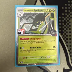 Team Rocket's Spidops Holo Pokemon Prize Pack Series 8 Promo Pokemon Card NM/LP - Image 1