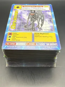 Lot Of 90 Digimon Cards 1999 English Regular Bandai Vintage Read Description - Image 2